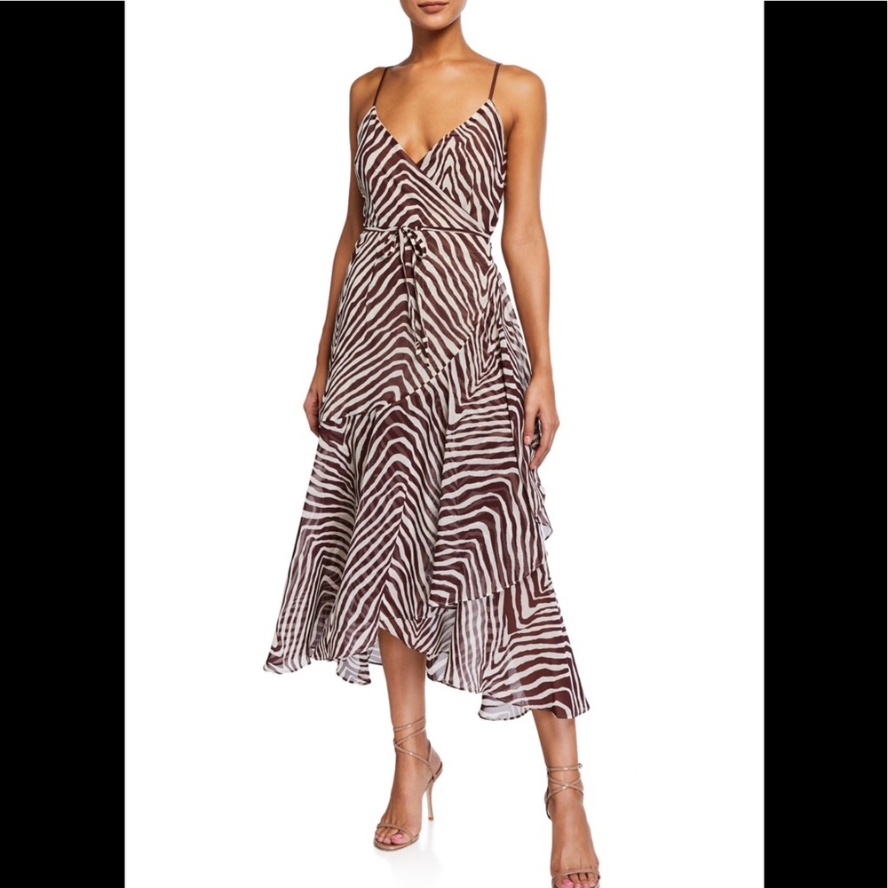 StyleKeepers zebra print wrap dress. Gorgeous!
